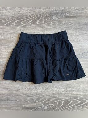 Hollister Elastic Waist Tiered Mini Skirt